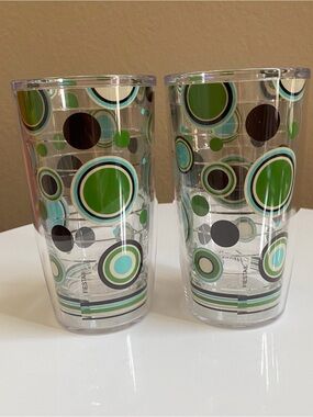 2 EUC Tervis Fiesta Cups 16 oz
